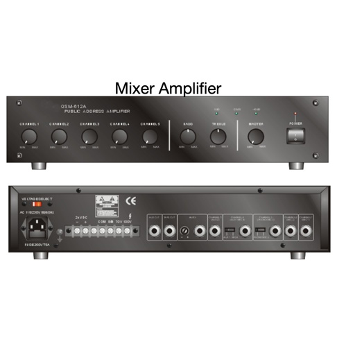 QSM-606A_612A_624A_Mixer Amplifier